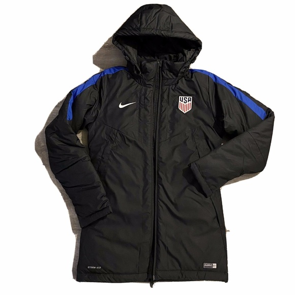 NIKE USA National Soccer Team Issue Parka Coat - Picture 1 of 6